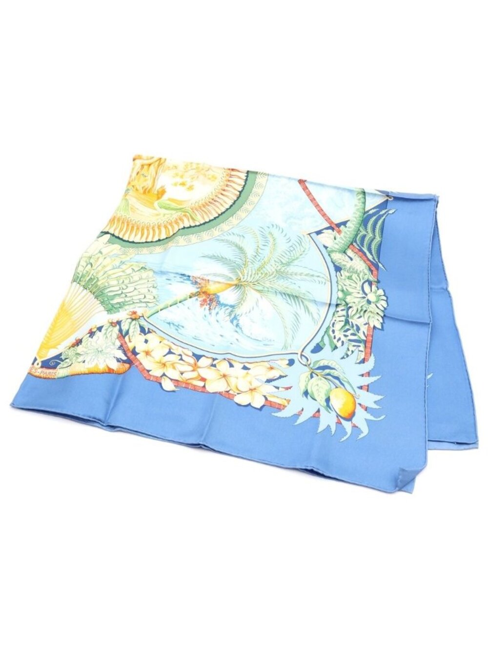 Hermes Carre Aloha Silk Scarf Multicolor